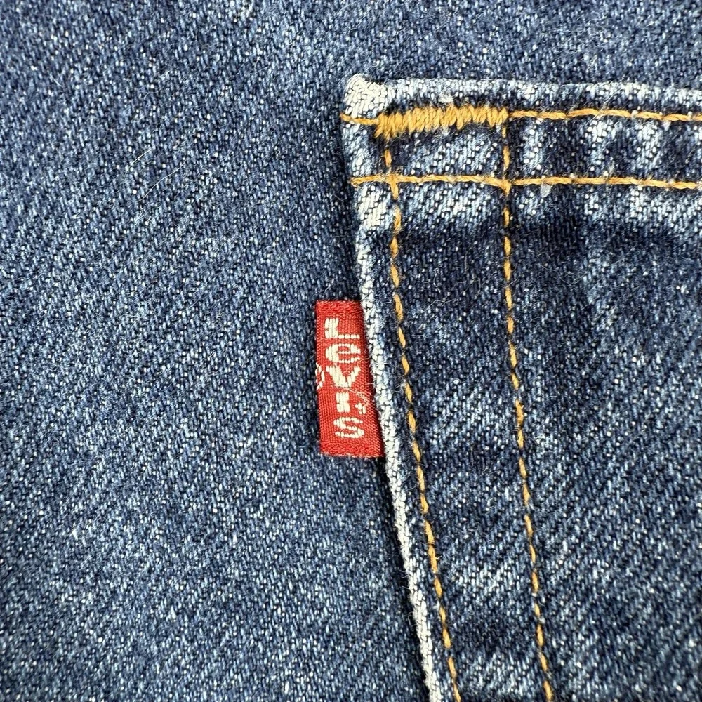 Vintage Levis Jeans Mens 36x36 (Fits 36x27) Medium Wash 517 Bootcut‎ Made In USA